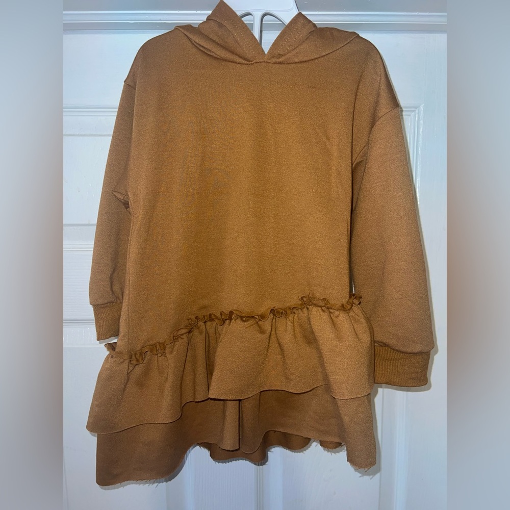 Toddler girl stylish long sweatshirt